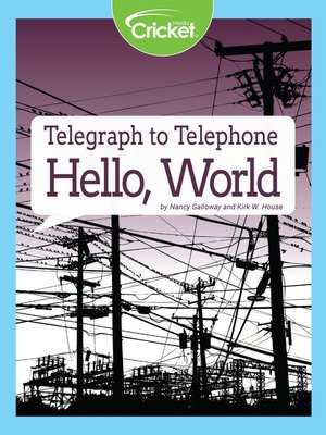 cover image of Telegraph to Telephone